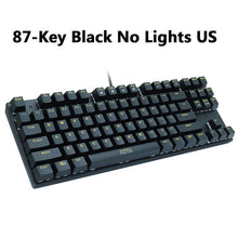 Load image into Gallery viewer, Metoo gaming Mechanical Keyboard Game Anti-ghosting Russian/US blue Black red switch Backlit Wired keyboard for pro gamer