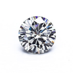 STARSGEM 8mm IJ  VVS Moissanite Round Brilliant Cut 2CT Gemstone for Jewelry